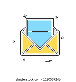 Letter icon design vector