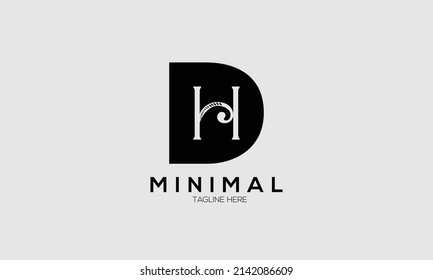 Briefsymbol DH-Logo-Vektorgrafik