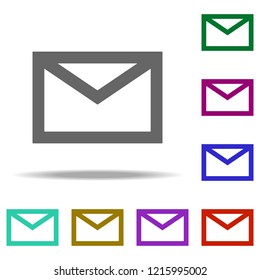 letter icon. Elements of web in multi color style icons. Simple icon for websites, web design, mobile app, info graphics