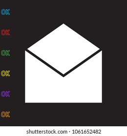 letter, icon illustration