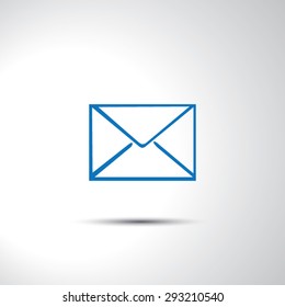 Letter icon illustration