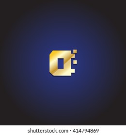 A Letter Icon - Isolated On Blue Background-Vector Illustration,Graphic Design