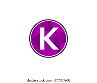 Letter icon K
