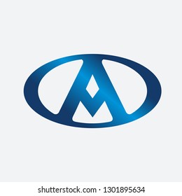 Letter A icon logo
