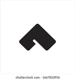  letter a  icon Logo design Template Illustration Stock Vector