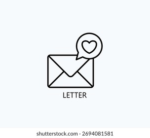 Letter Icon Or Logo Isolated Vector Illustration