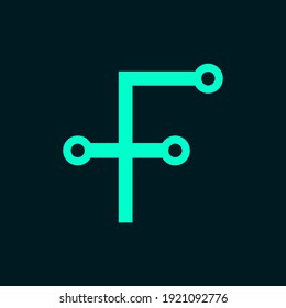 letter icon logo with modern and simple design. beautiful color composition