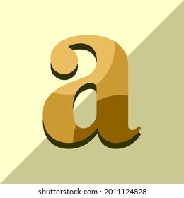 Letra A icono y plantilla de logotipo. Nuevo diseño y elegante concepto tipográfico. Dos colores. Archivo EPS.