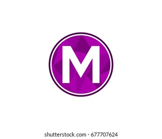 Letter icon M