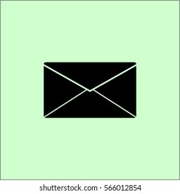 Letter icon, mail vector illustration