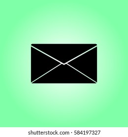 Letter icon, mail vector illustration