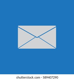 Letter icon, mail vector illustration