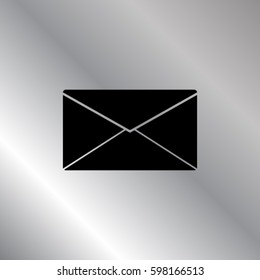 Letter icon, mail vector illustration