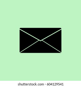 Letter icon, mail vector illustration