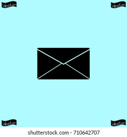 Letter icon, mail vector illustration