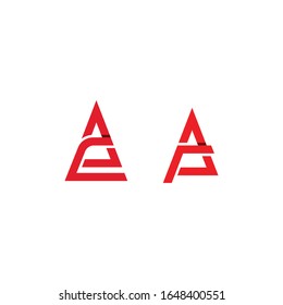  letter A icon on white background. Abstract letter a alphabet