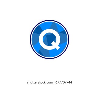 Letter icon Q