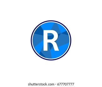 Letter icon R