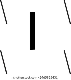 letter icon set alphabet A- L
