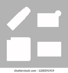 letter icon set. vector set about mail, craft, envelope and newspaper icons set.