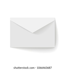 letter icon with shadows
