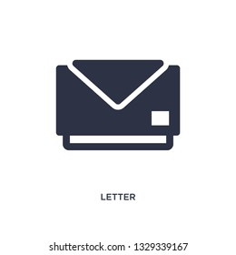 letter icon. Simple element illustration from education 2 concept. letter editable symbol design on white background. Can be use for web and mobile.