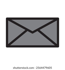 Letter icon. Simple vector sign