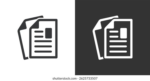 Letter icon. Solid glyph series icon