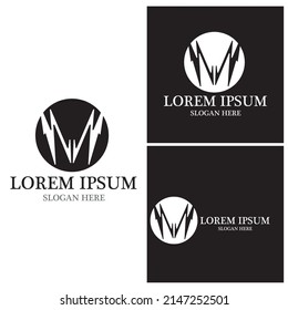 letter icon and symbol template
