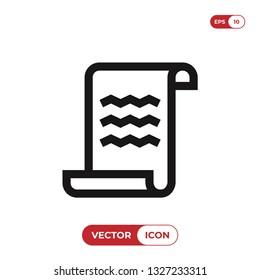 Letter icon vector