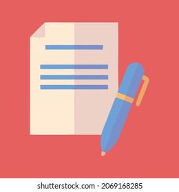 Letter icon, vector and glyph