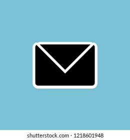 letter icon. vector illustration