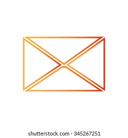 Letter icon . Vector illustration.