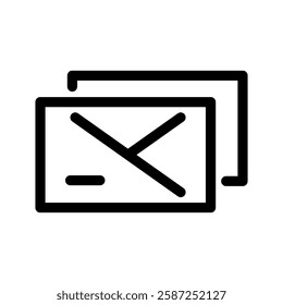 Letter Icon Vector Symbol Design Illustration