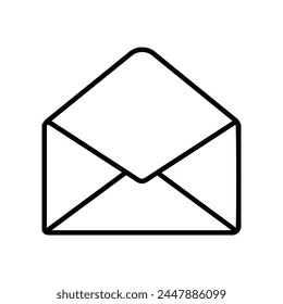 letter icon with white background vector stock illustration