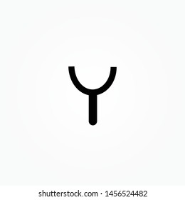 letter icon Y and logo