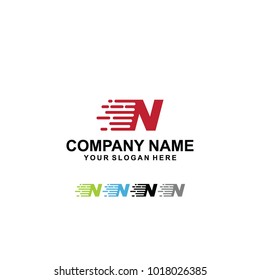 letter iconic abstract logo vector