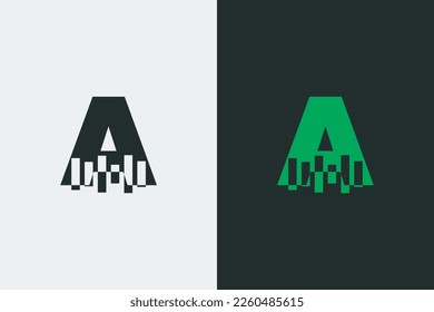 Diseño de logotipo vectorial de forma de transformación icónica de letra. Ilustración del logotipo de marca creativa. Diseño de vectores de texto abstracto de tipografía. Un logotipo de la marca de la letra de estilo inicial.
