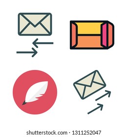 letter icons set. vector set about [ iconsRandom:4] icons set.