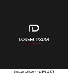Letter ID Creative Vector Logo Design