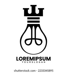 idea de carta   diseño del logotipo de la corona 