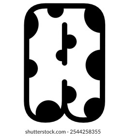 The letter A ideal for branding or creative projects, the cow pattern, this unique the letter A versatility