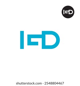 Espaço negativo do logotipo IGD da letra
