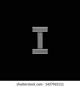 letter II Clean and Minimal Initial Based Logo Design