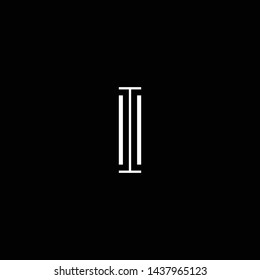 letter II Clean and Minimal Initial Based Logo Design