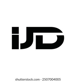 Letter IJD Geometric Business Icon Creative Design Technology Logo