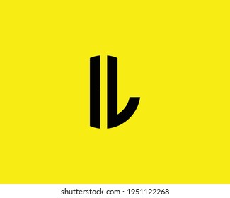 letter il logo design vector template