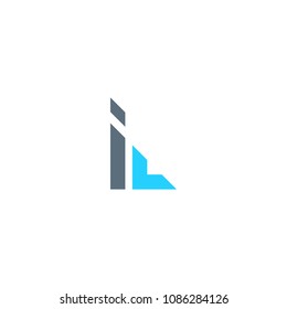 letter il logo template vector design