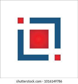 Letter IL Square Logo Design Template Element