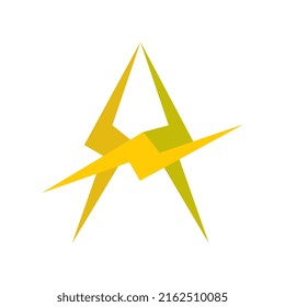 Buchstabe a Logo-Design